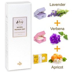 Beany / "Lavender + Verbena + Apricot" Набор мыла 3x120 LDVBAP