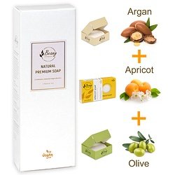 Beany / "Argan + Apricot + Olive" Набор мыла 3x120 ARAPOL