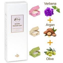 Beany / "Verbena + Argan + Olive" Набор мыла 3x120 VBAROL