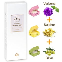 Beany / "Verbena + Sulphur + Olive" Набор мыла 3x120 VBSROL